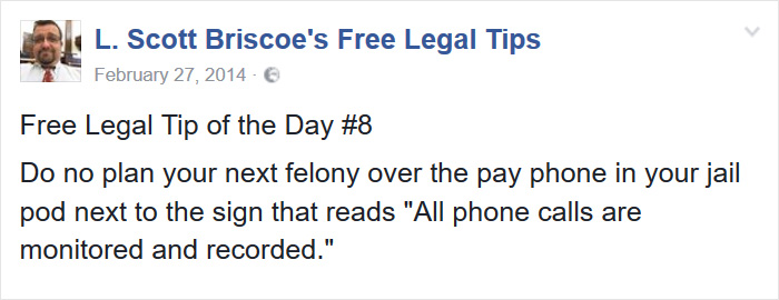 Screenshot - Free Legal Tips