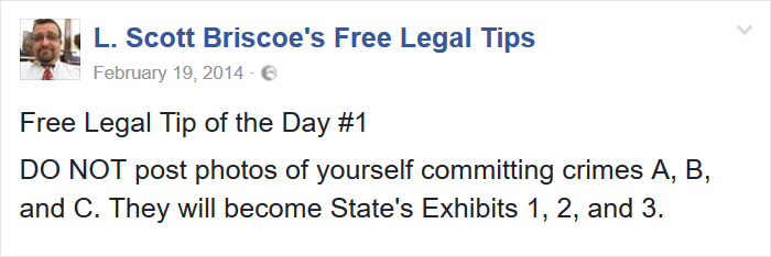 Screenshot - Free Legal Tips